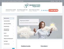 Tablet Screenshot of madalyonklinik.com